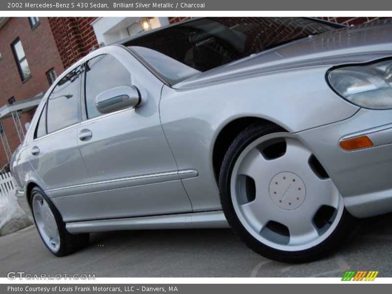 Brilliant Silver Metallic / Charcoal 2002 Mercedes-Benz S 430 Sedan