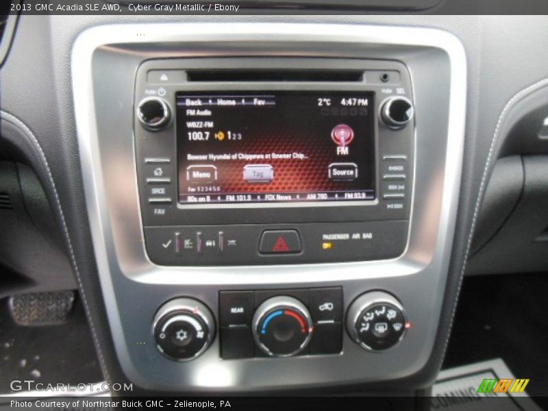 Cyber Gray Metallic / Ebony 2013 GMC Acadia SLE AWD