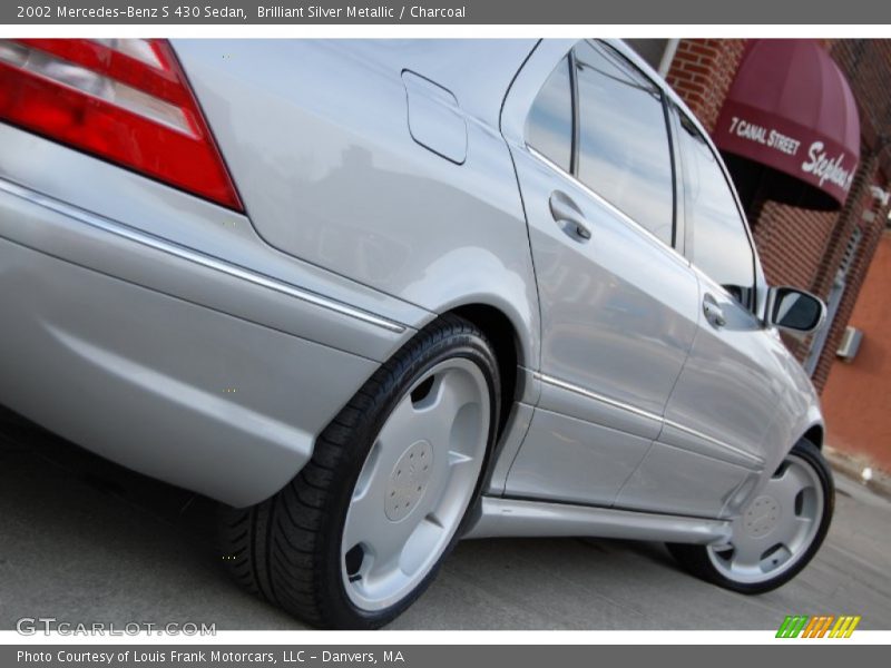 Brilliant Silver Metallic / Charcoal 2002 Mercedes-Benz S 430 Sedan