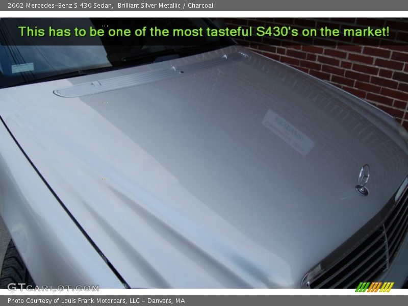 Brilliant Silver Metallic / Charcoal 2002 Mercedes-Benz S 430 Sedan