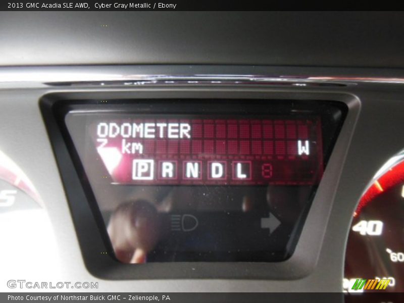 Cyber Gray Metallic / Ebony 2013 GMC Acadia SLE AWD