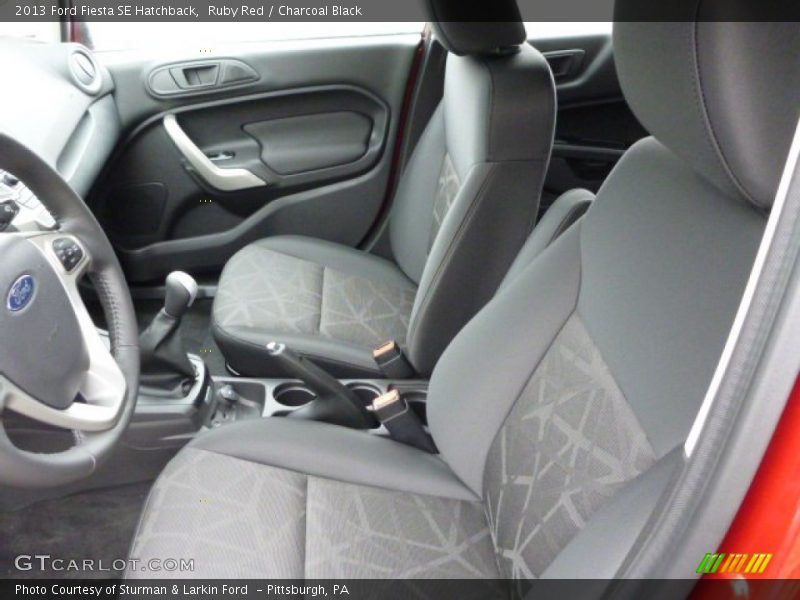 Ruby Red / Charcoal Black 2013 Ford Fiesta SE Hatchback