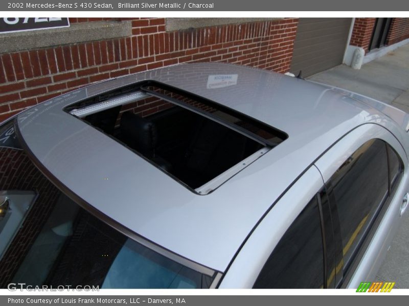 Brilliant Silver Metallic / Charcoal 2002 Mercedes-Benz S 430 Sedan