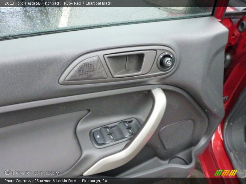 Ruby Red / Charcoal Black 2013 Ford Fiesta SE Hatchback