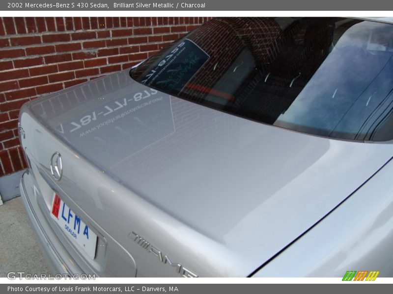 Brilliant Silver Metallic / Charcoal 2002 Mercedes-Benz S 430 Sedan
