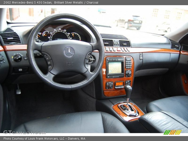 Brilliant Silver Metallic / Charcoal 2002 Mercedes-Benz S 430 Sedan