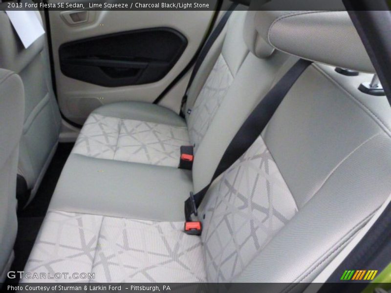 Lime Squeeze / Charcoal Black/Light Stone 2013 Ford Fiesta SE Sedan