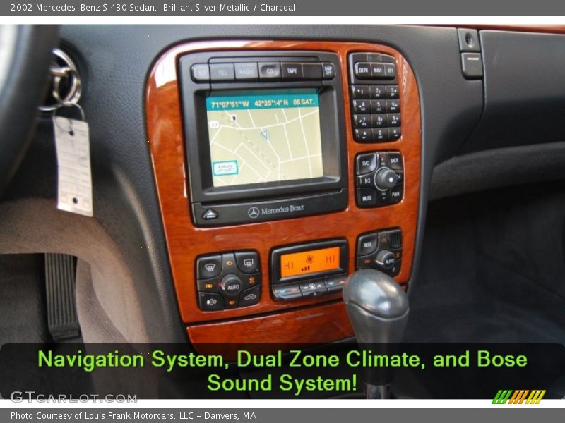 Brilliant Silver Metallic / Charcoal 2002 Mercedes-Benz S 430 Sedan