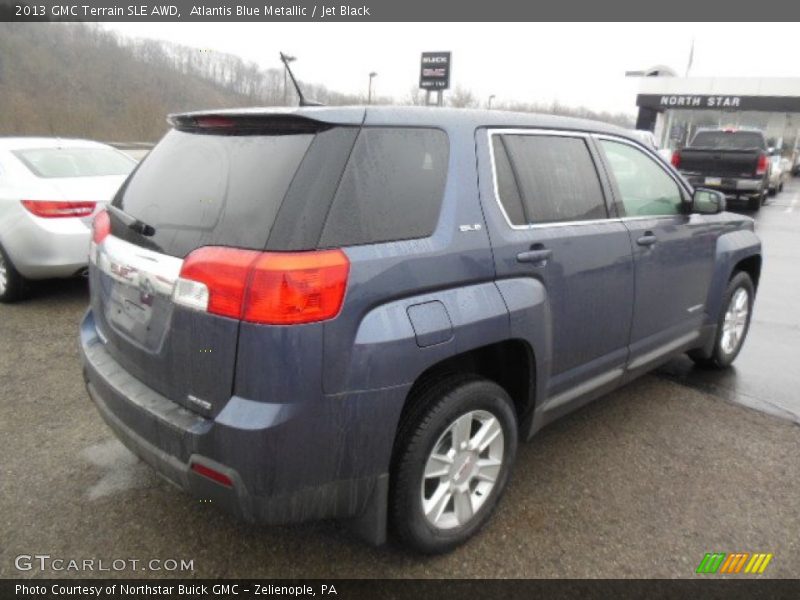 Atlantis Blue Metallic / Jet Black 2013 GMC Terrain SLE AWD