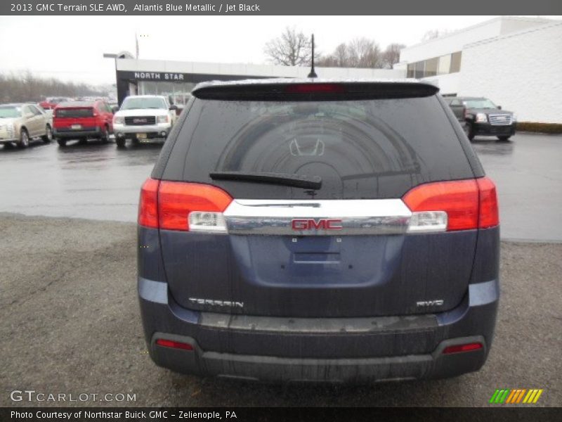 Atlantis Blue Metallic / Jet Black 2013 GMC Terrain SLE AWD