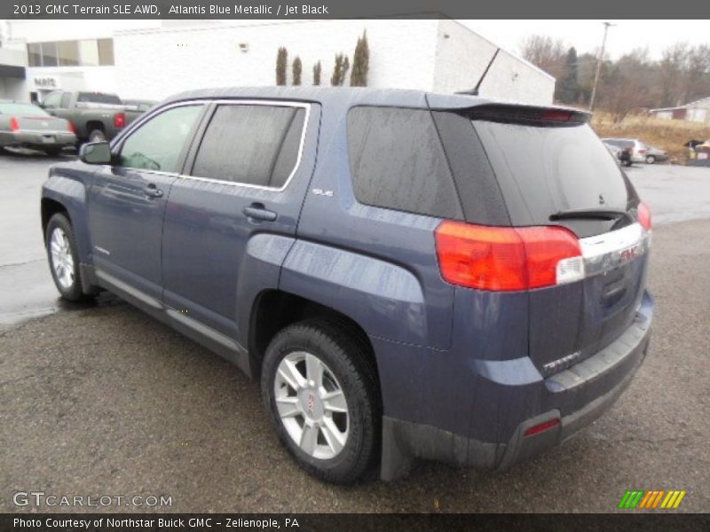 Atlantis Blue Metallic / Jet Black 2013 GMC Terrain SLE AWD