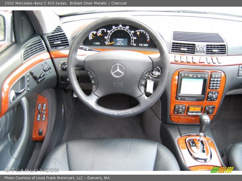 Brilliant Silver Metallic / Charcoal 2002 Mercedes-Benz S 430 Sedan