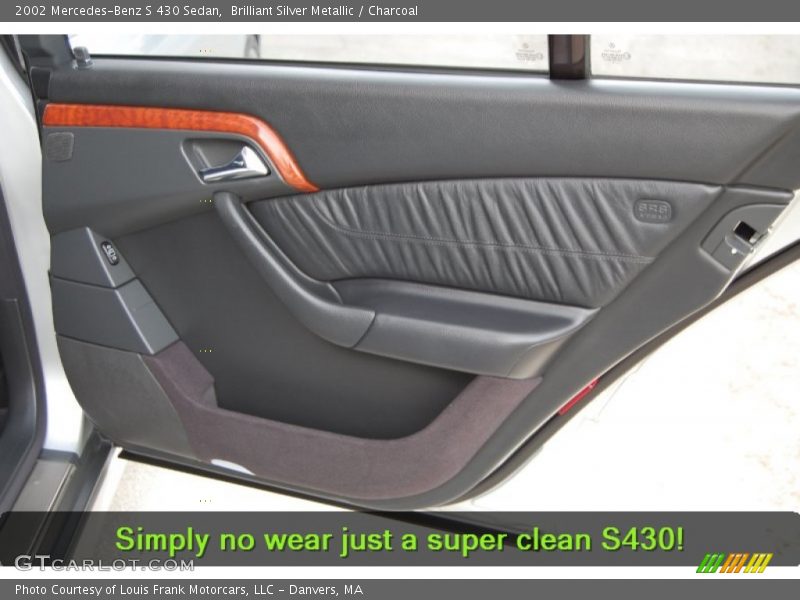 Brilliant Silver Metallic / Charcoal 2002 Mercedes-Benz S 430 Sedan