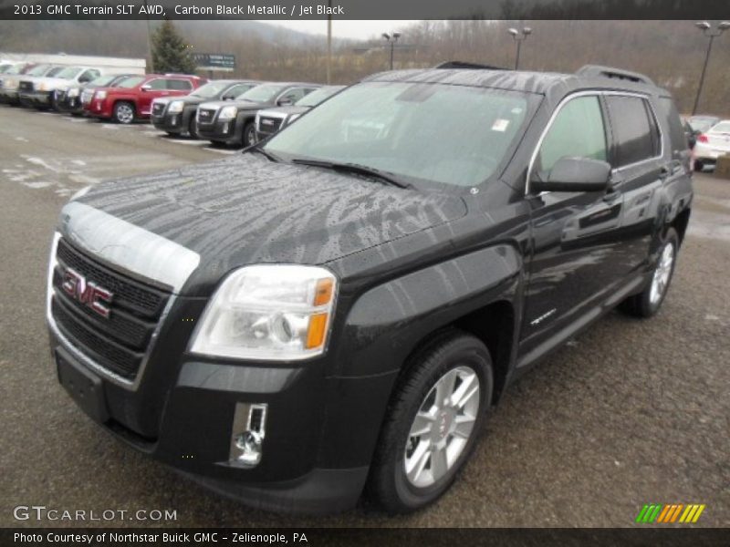 Carbon Black Metallic / Jet Black 2013 GMC Terrain SLT AWD