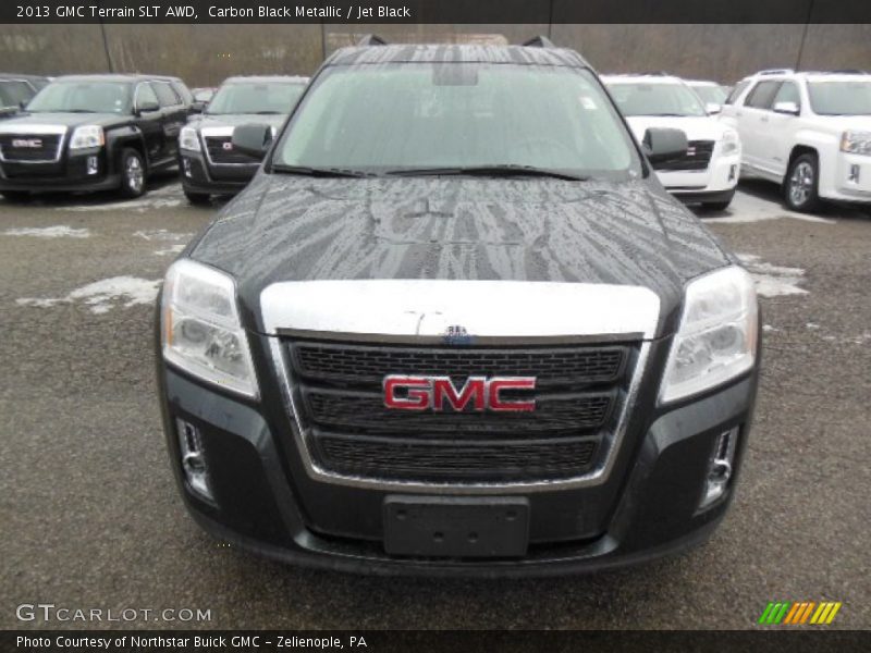 Carbon Black Metallic / Jet Black 2013 GMC Terrain SLT AWD