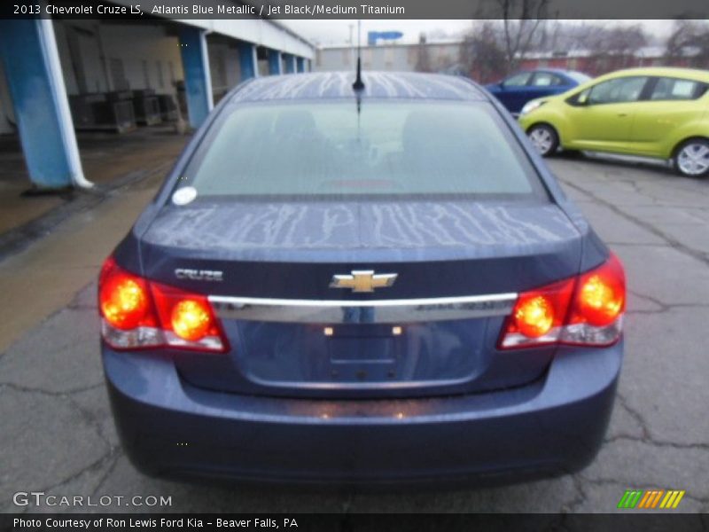 Atlantis Blue Metallic / Jet Black/Medium Titanium 2013 Chevrolet Cruze LS