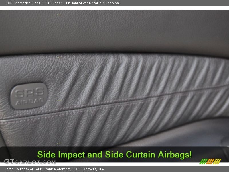 Brilliant Silver Metallic / Charcoal 2002 Mercedes-Benz S 430 Sedan