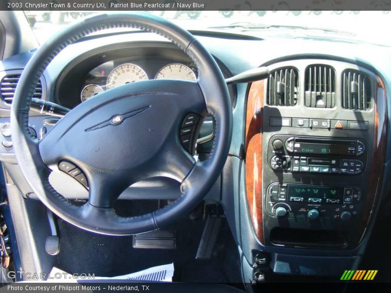 Patriot Blue Pearlcoat / Navy Blue 2003 Chrysler Town & Country LXi