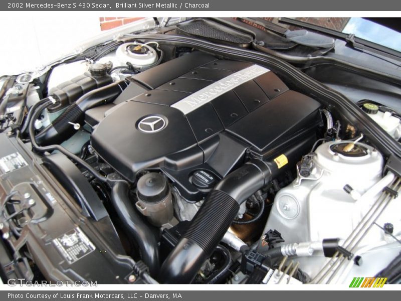 Brilliant Silver Metallic / Charcoal 2002 Mercedes-Benz S 430 Sedan