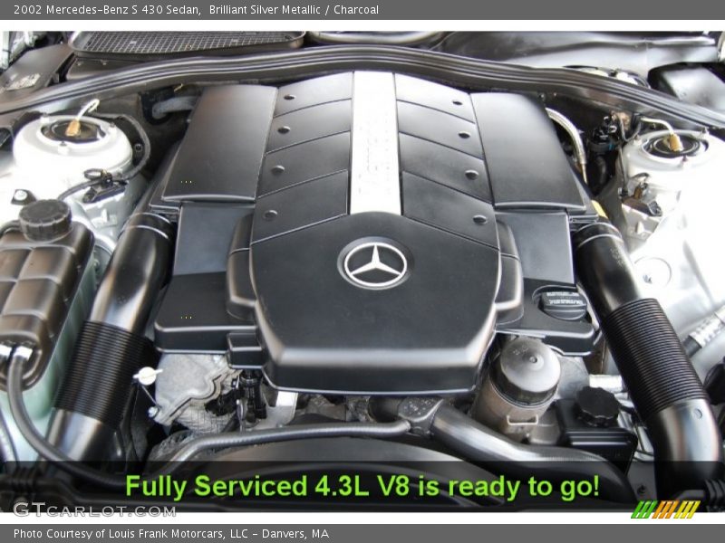Brilliant Silver Metallic / Charcoal 2002 Mercedes-Benz S 430 Sedan