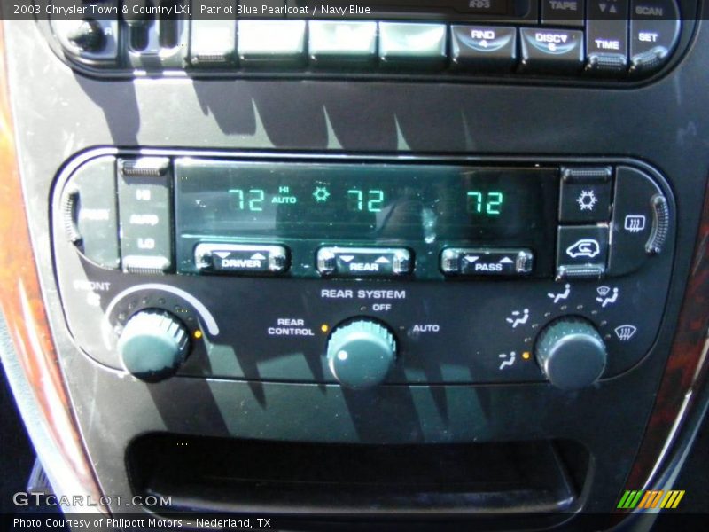 Patriot Blue Pearlcoat / Navy Blue 2003 Chrysler Town & Country LXi