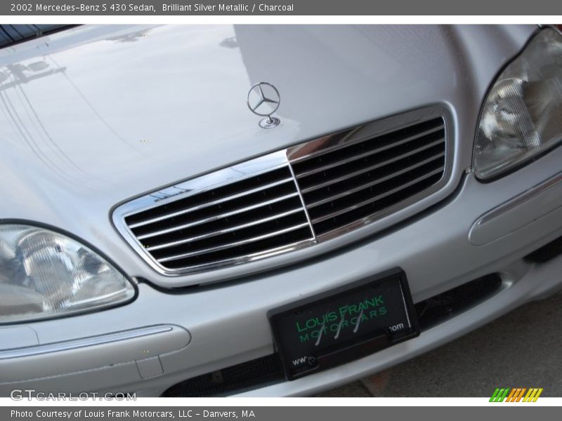 Brilliant Silver Metallic / Charcoal 2002 Mercedes-Benz S 430 Sedan