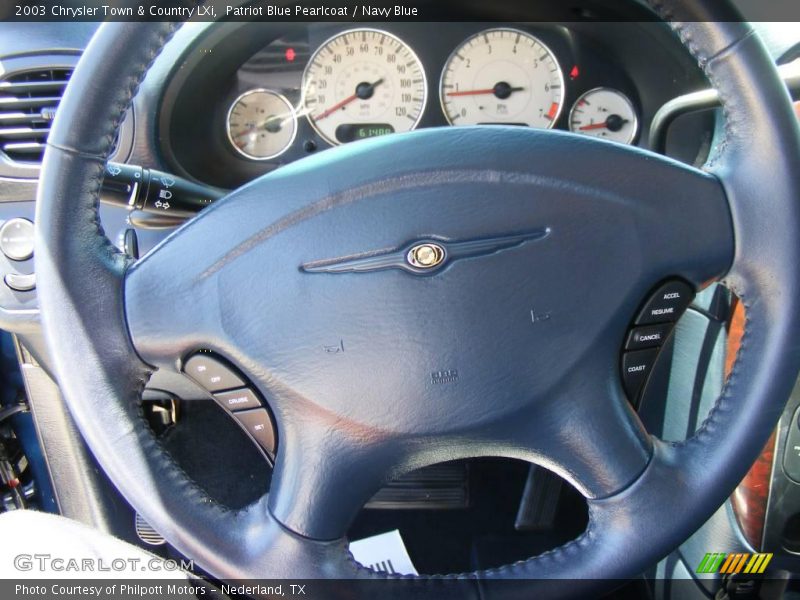 Patriot Blue Pearlcoat / Navy Blue 2003 Chrysler Town & Country LXi