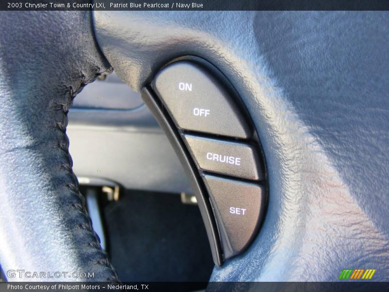 Patriot Blue Pearlcoat / Navy Blue 2003 Chrysler Town & Country LXi