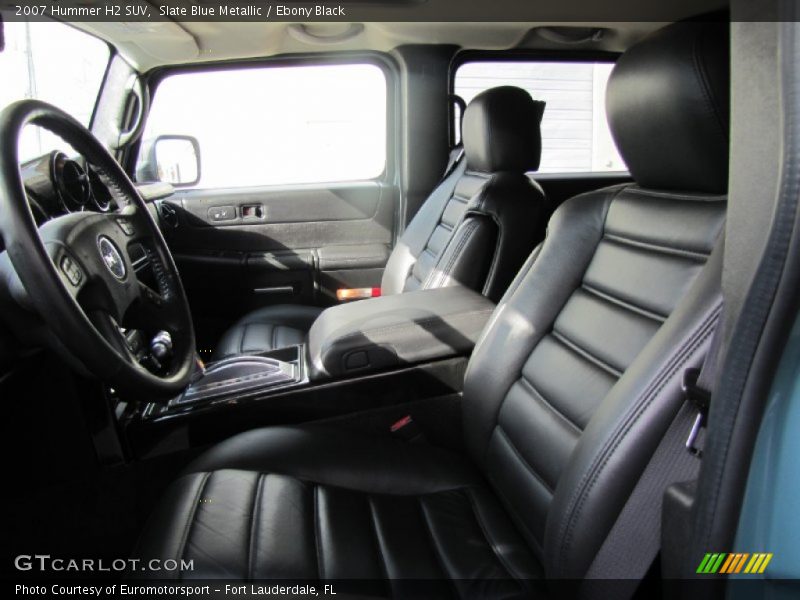 Slate Blue Metallic / Ebony Black 2007 Hummer H2 SUV