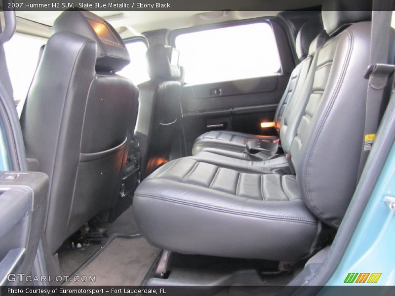 Slate Blue Metallic / Ebony Black 2007 Hummer H2 SUV