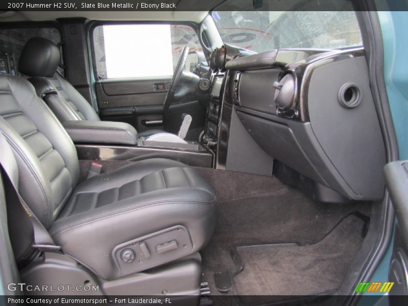 Slate Blue Metallic / Ebony Black 2007 Hummer H2 SUV