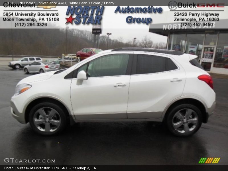 White Pearl Tricoat / Ebony 2013 Buick Encore Convenience AWD