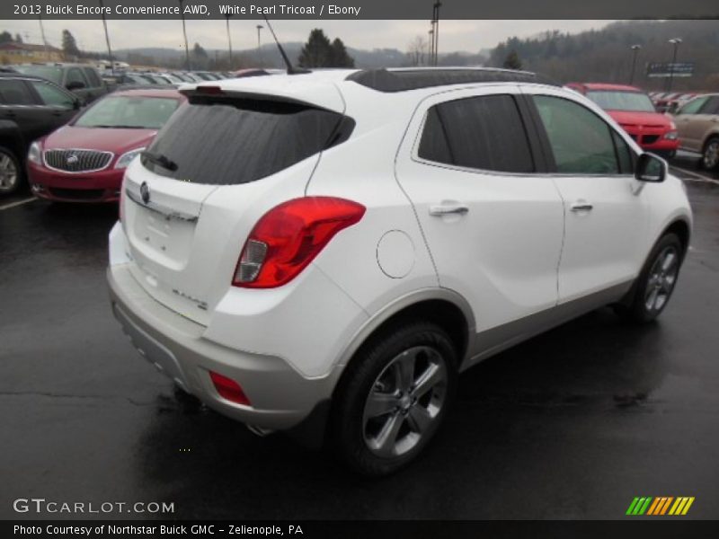 White Pearl Tricoat / Ebony 2013 Buick Encore Convenience AWD