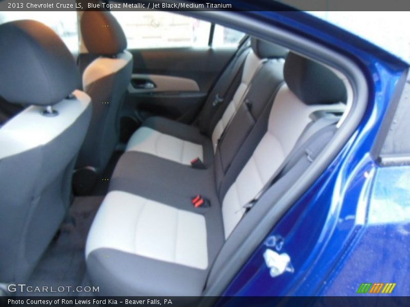 Blue Topaz Metallic / Jet Black/Medium Titanium 2013 Chevrolet Cruze LS