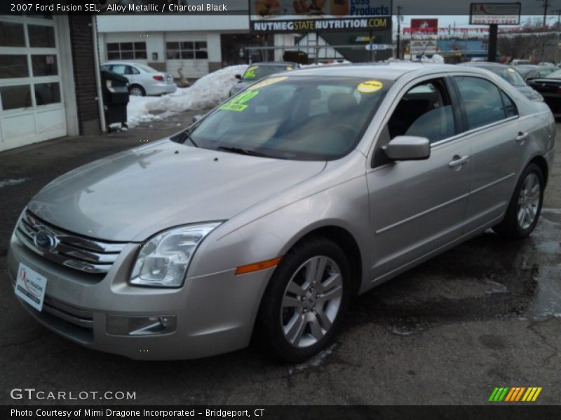 Alloy Metallic / Charcoal Black 2007 Ford Fusion SEL