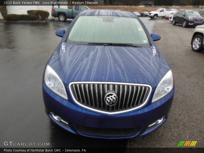 Luxo Blue Metallic / Medium Titanium 2013 Buick Verano FWD