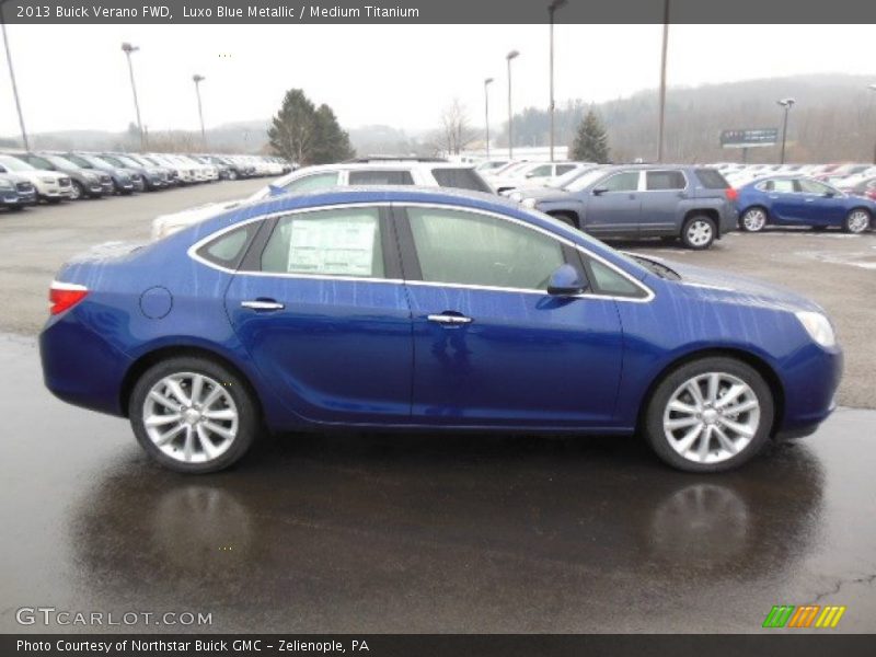 Luxo Blue Metallic / Medium Titanium 2013 Buick Verano FWD