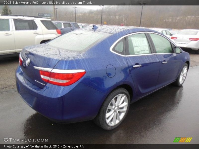 Luxo Blue Metallic / Medium Titanium 2013 Buick Verano FWD