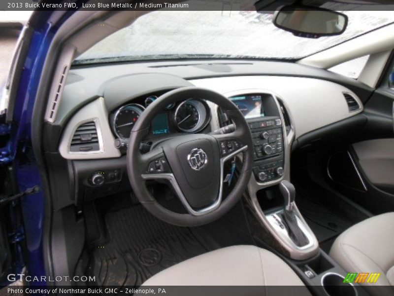Luxo Blue Metallic / Medium Titanium 2013 Buick Verano FWD