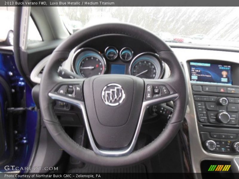 Luxo Blue Metallic / Medium Titanium 2013 Buick Verano FWD