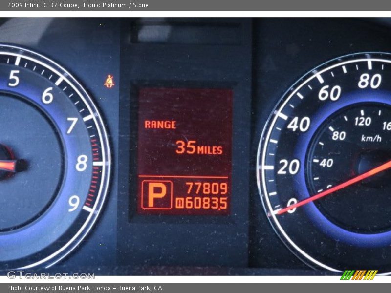 Liquid Platinum / Stone 2009 Infiniti G 37 Coupe
