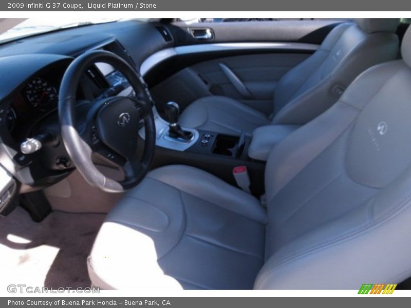 Liquid Platinum / Stone 2009 Infiniti G 37 Coupe