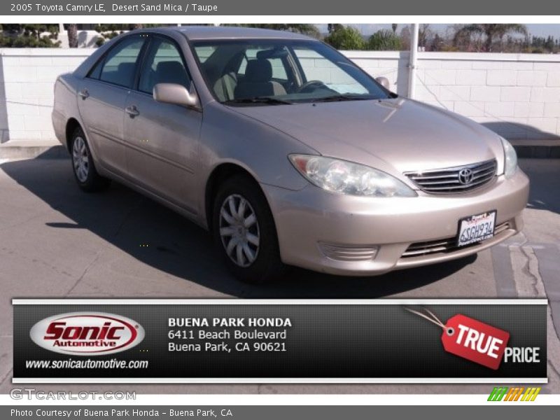 Desert Sand Mica / Taupe 2005 Toyota Camry LE