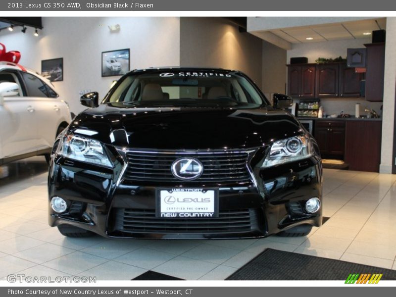 Obsidian Black / Flaxen 2013 Lexus GS 350 AWD