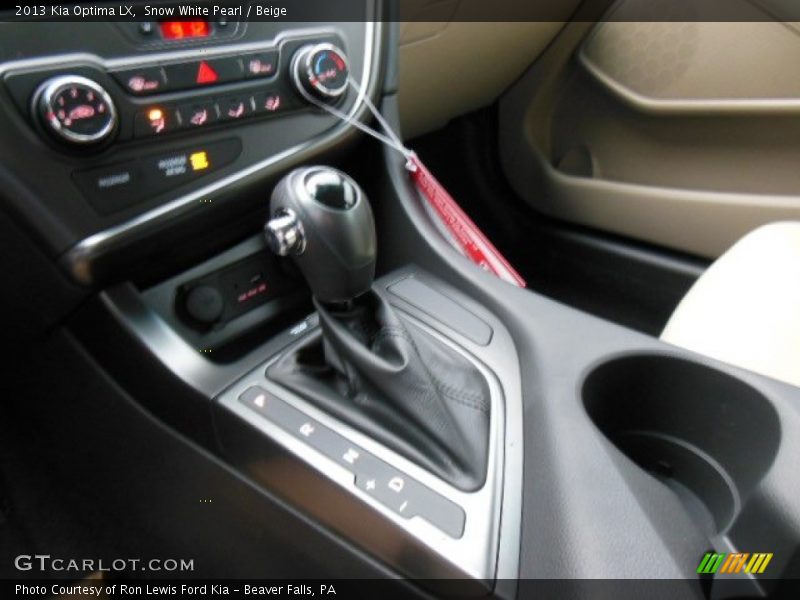 Snow White Pearl / Beige 2013 Kia Optima LX
