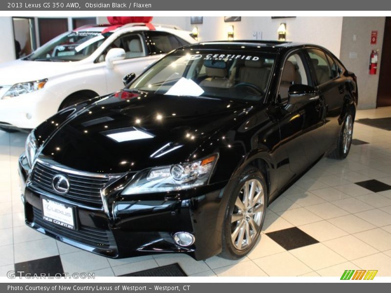 Obsidian Black / Flaxen 2013 Lexus GS 350 AWD
