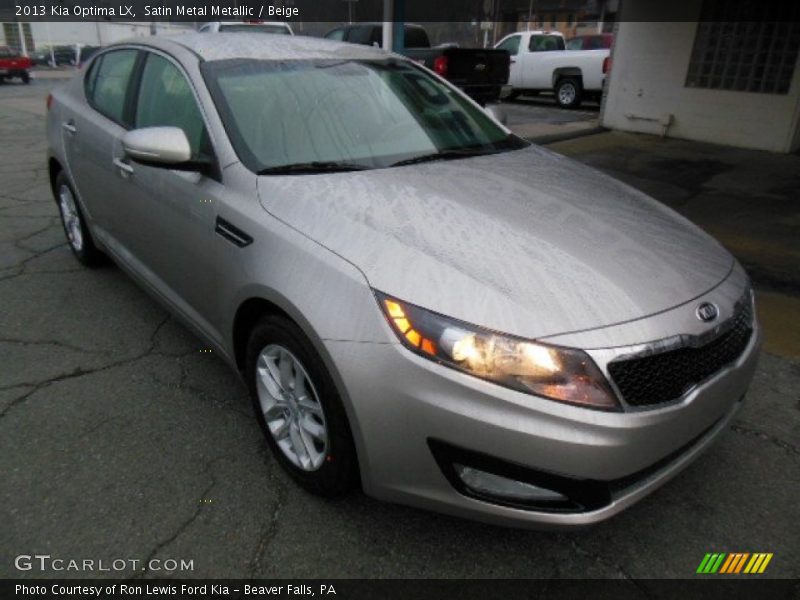 Satin Metal Metallic / Beige 2013 Kia Optima LX