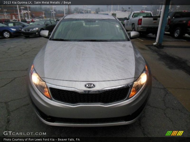 Satin Metal Metallic / Beige 2013 Kia Optima LX