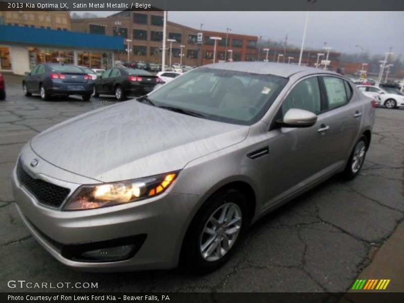 Satin Metal Metallic / Beige 2013 Kia Optima LX
