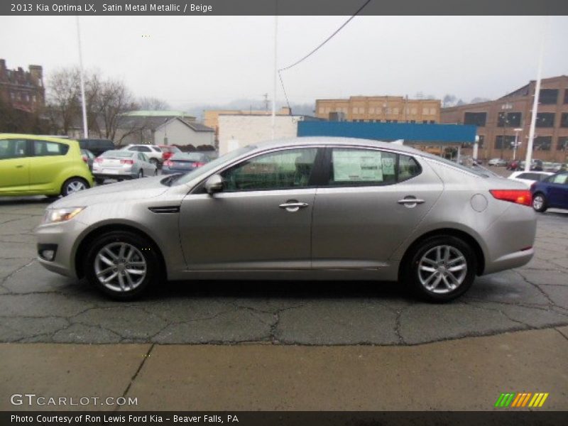 Satin Metal Metallic / Beige 2013 Kia Optima LX